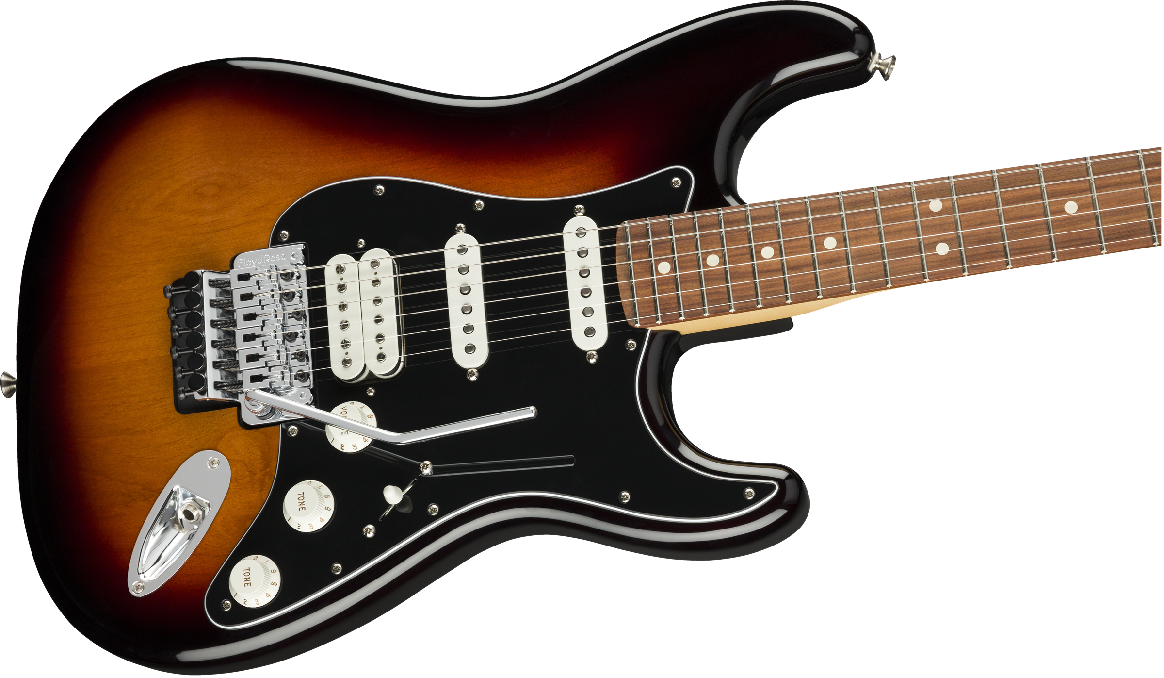 Fender Strat Player Floyd Rose Mex Hss Fr Pf - 3-color Sunburst - Elektrische gitaar in Str-vorm - Variation 3