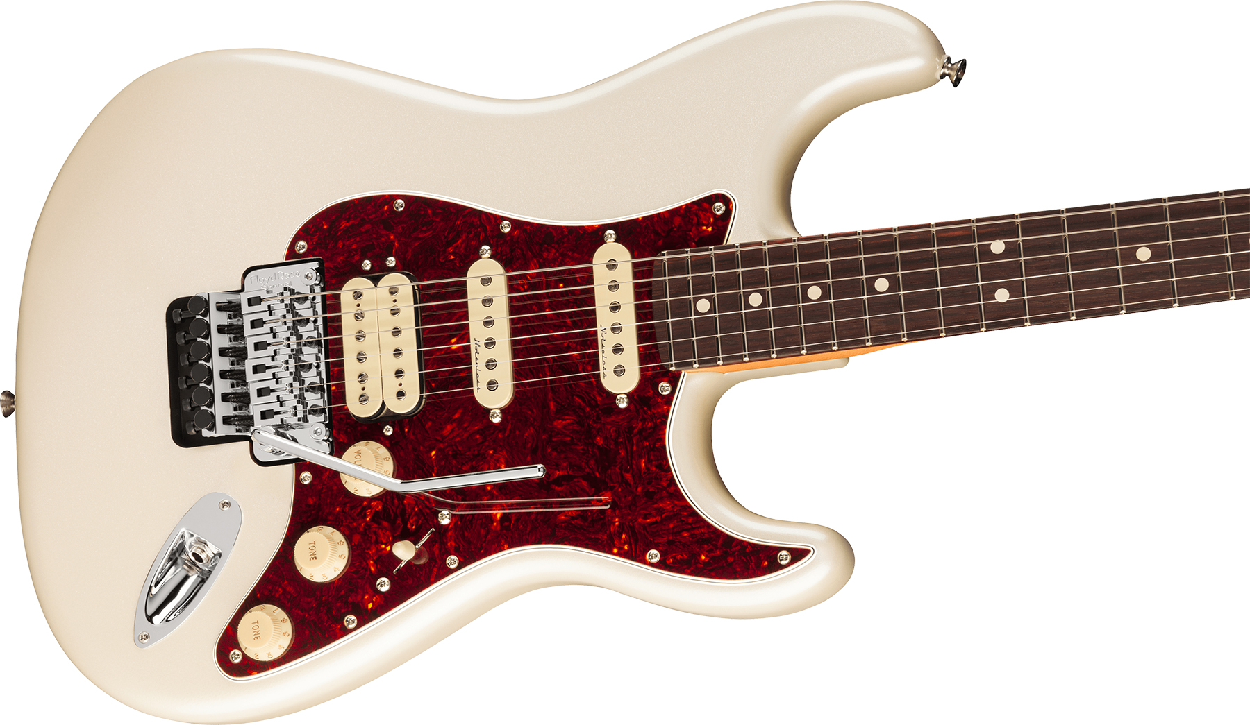Fender Strat Player Ii Modified Mex Hss Fr Rw - Olympic Pearl - Elektrische gitaar in Str-vorm - Variation 2
