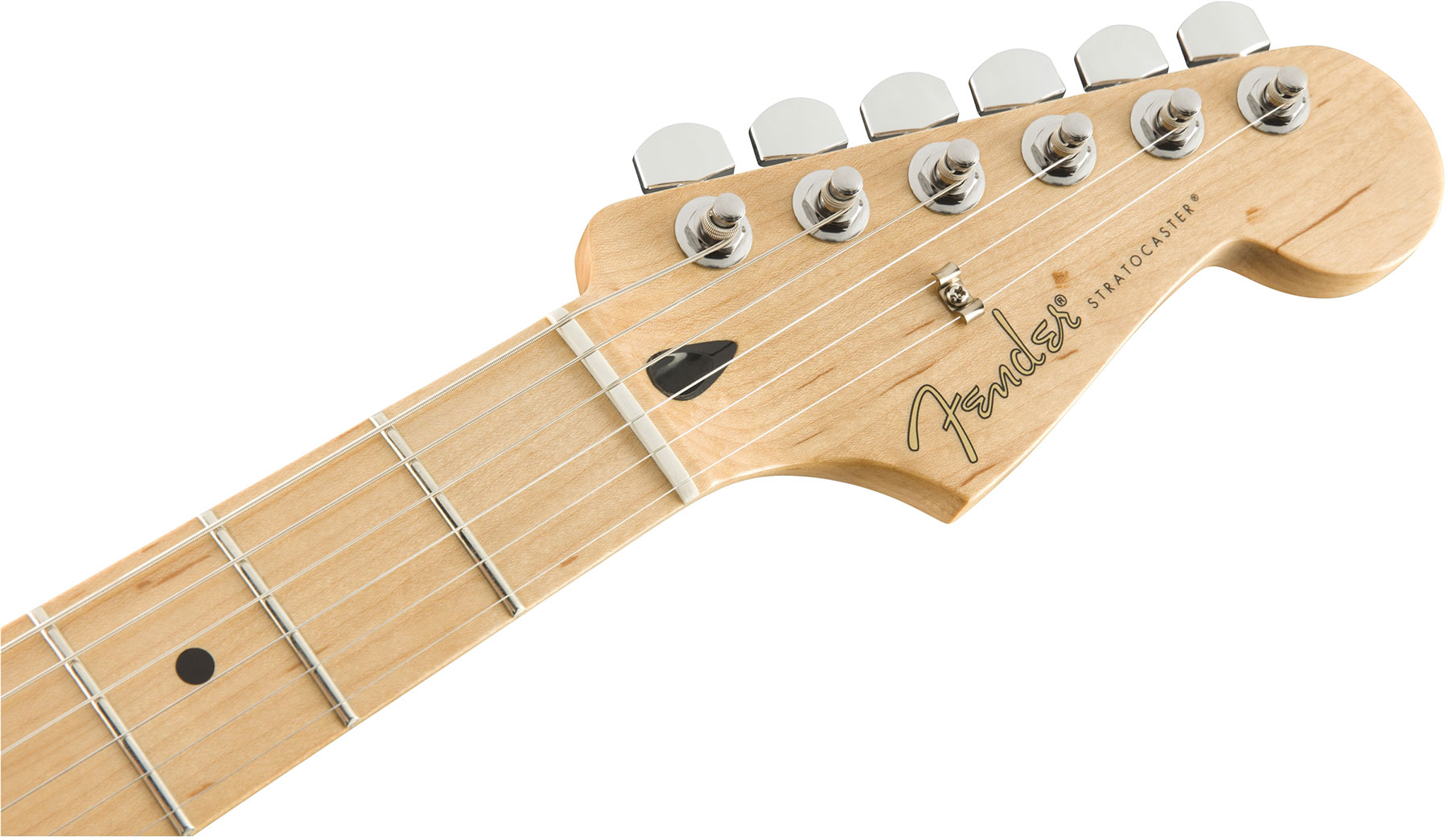 Fender Strat Player Lh Gaucher Mex Sss Mn - Polar White - Linkshandige elektrische gitaar - Variation 3