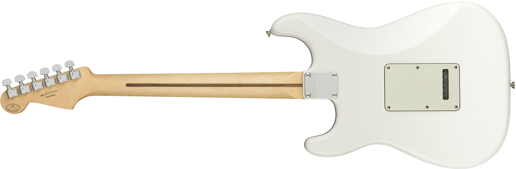 Fender Strat Player Mex Hss Pf - Polar White - Elektrische gitaar in Str-vorm - Variation 1