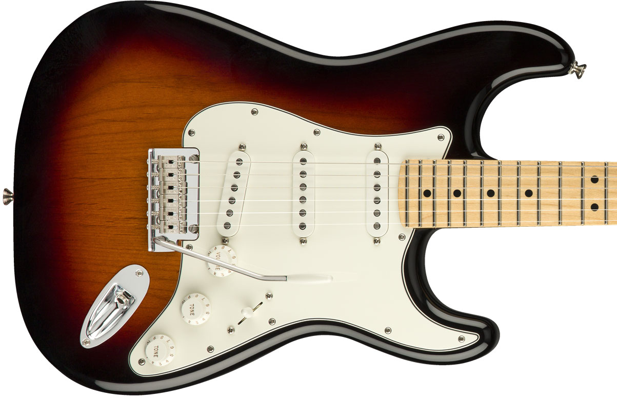 Fender Strat Player Mex Sss Mn - 3-color Sunburst - Elektrische gitaar in Str-vorm - Variation 1