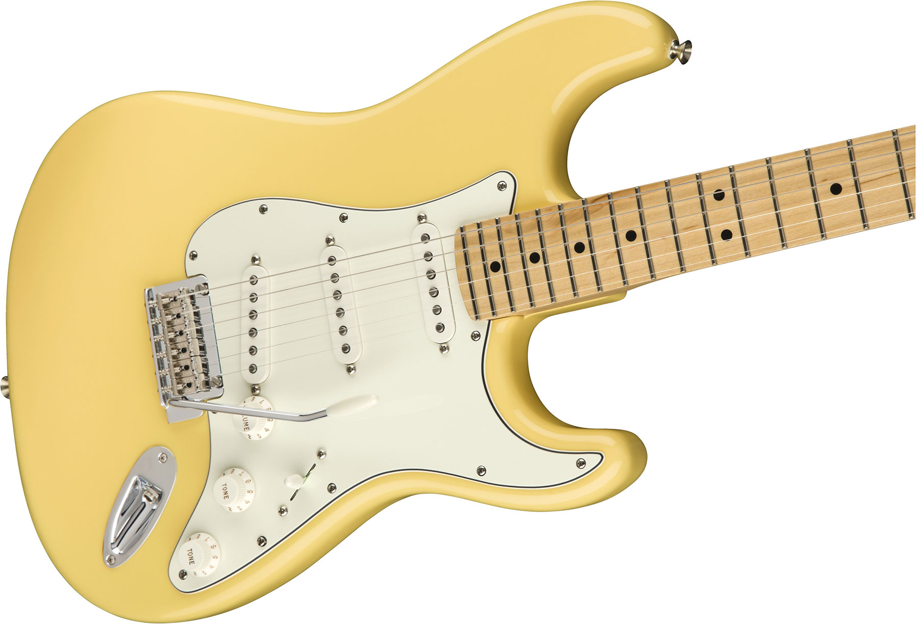 Fender Strat Player Mex Sss Mn - Buttercream - Elektrische gitaar in Str-vorm - Variation 2