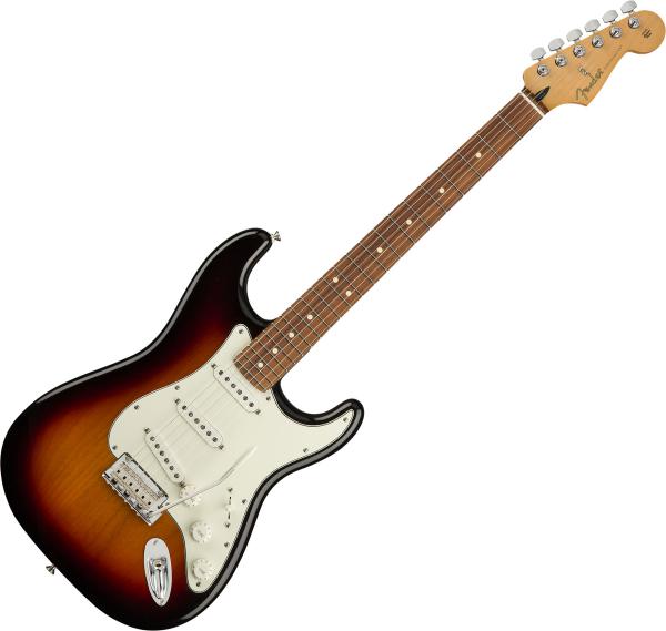 Solid body elektrische gitaar Fender Player Stratocaster (MEX, PF) - 3-color sunburst