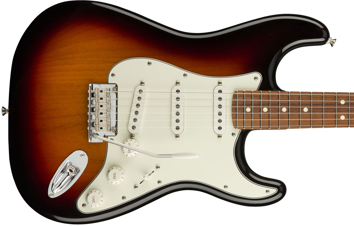 Fender Strat Player Mex Sss Pf - 3-color Sunburst - Elektrische gitaar in Str-vorm - Variation 1