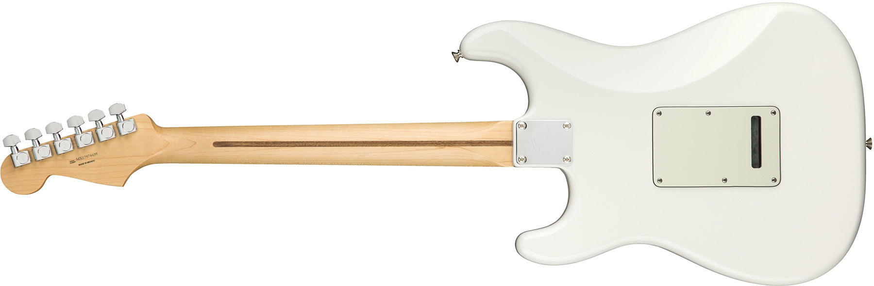 Fender Strat Player Mex Sss Pf - Polar White - Elektrische gitaar in Str-vorm - Variation 1