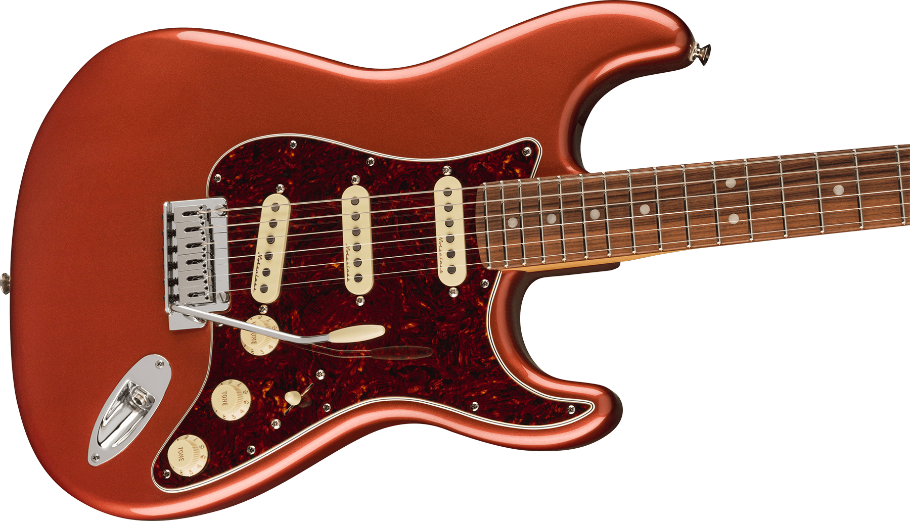 Fender Strat Player Plus Mex 3s Trem Pf - Aged Candy Apple Red - Elektrische gitaar in Str-vorm - Variation 2