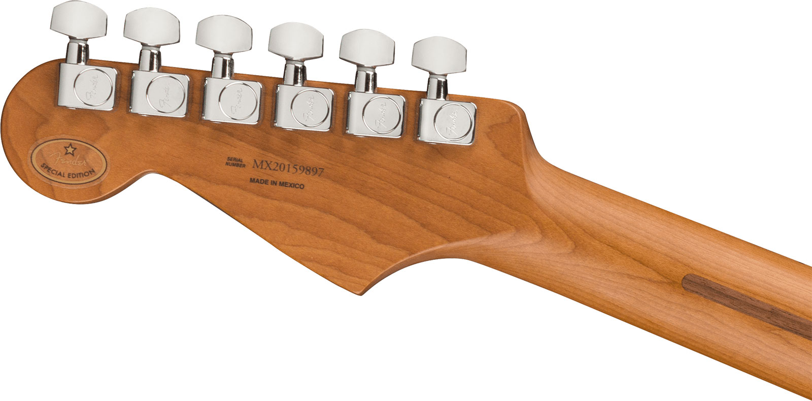 Fender Strat Player Roasted Neck Ltd Mex Hss Trem Mn - Shell Pink - Elektrische gitaar in Str-vorm - Variation 3