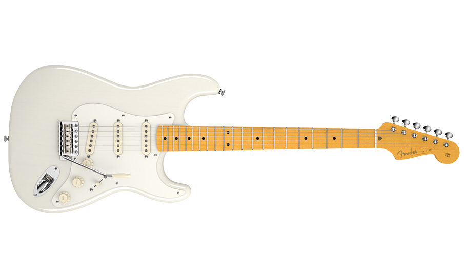Fender Strat Eric Johnson Usa Sss Mn - White Blonde - Elektrische gitaar in Str-vorm - Variation 1