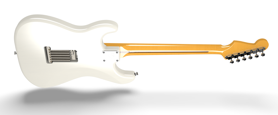 Fender Strat Eric Johnson Usa Sss Mn - White Blonde - Elektrische gitaar in Str-vorm - Variation 2