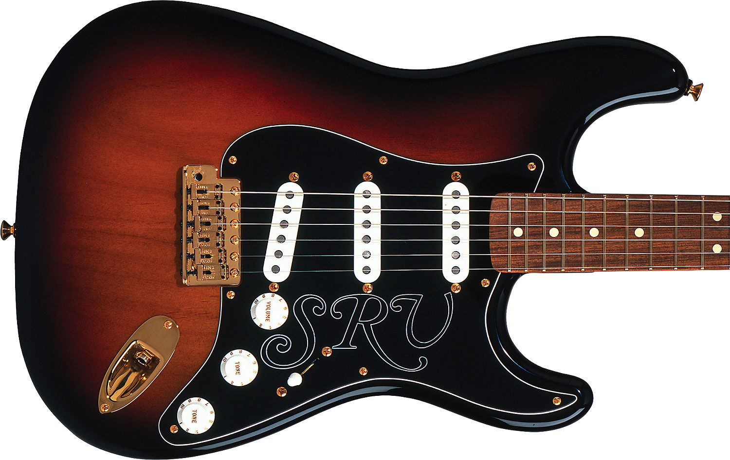 Fender Stevie Ray Vaughan Strat Usa Signature Sss Pf - 3-color Sunburst - Elektrische gitaar in Str-vorm - Variation 2