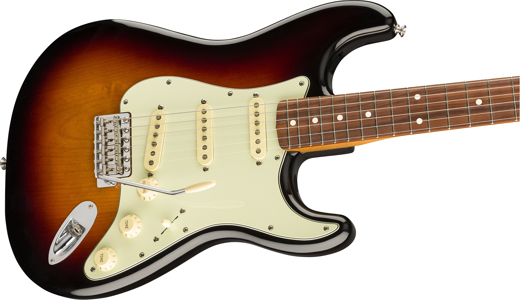 Fender Strat 60s Vintera Vintage Mex Pf - 3-color Sunburst - Elektrische gitaar in Str-vorm - Variation 2