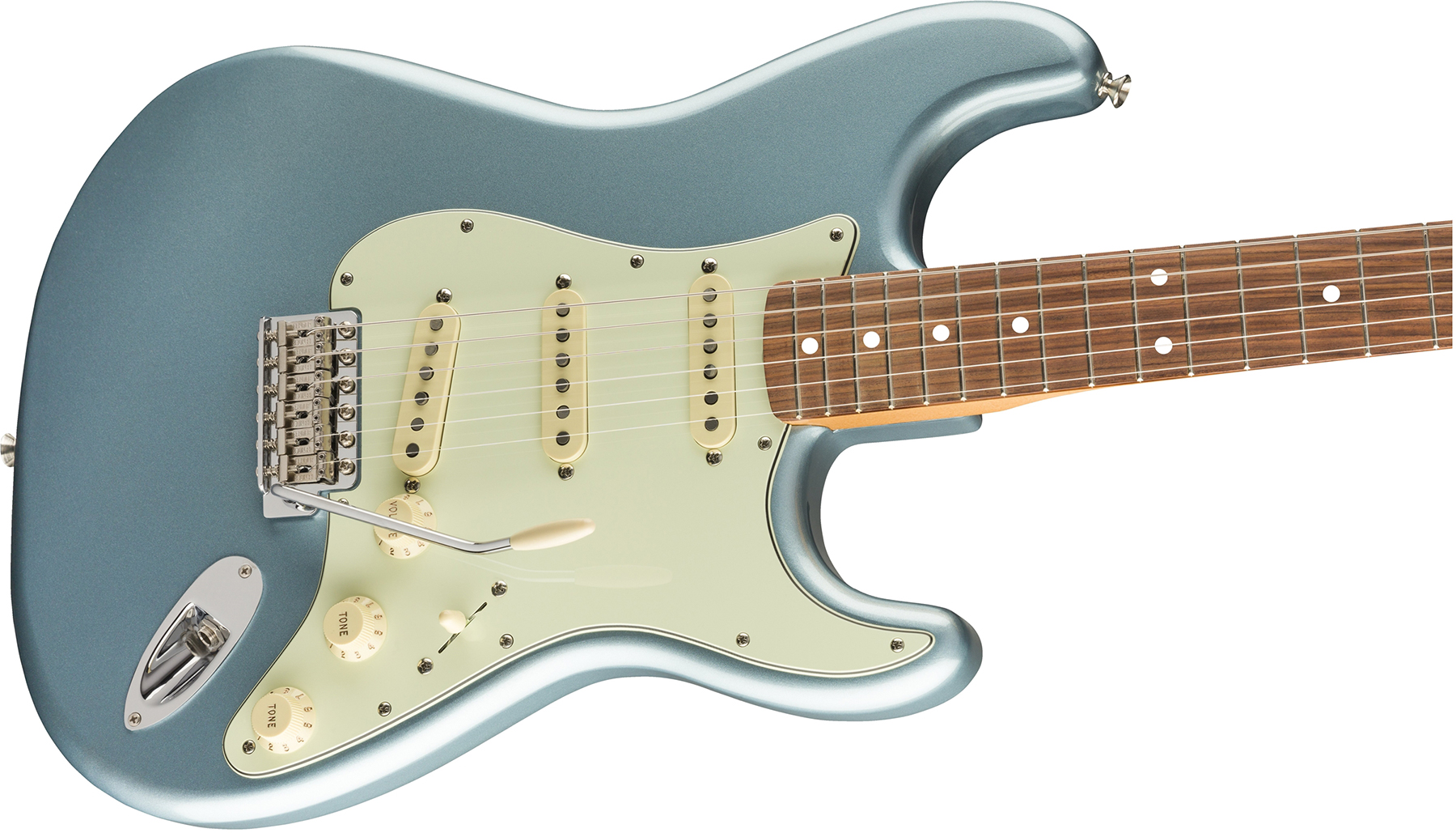 Fender Strat 60s Vintera Vintage Mex Pf - Ice Blue Metallic - Elektrische gitaar in Str-vorm - Variation 2