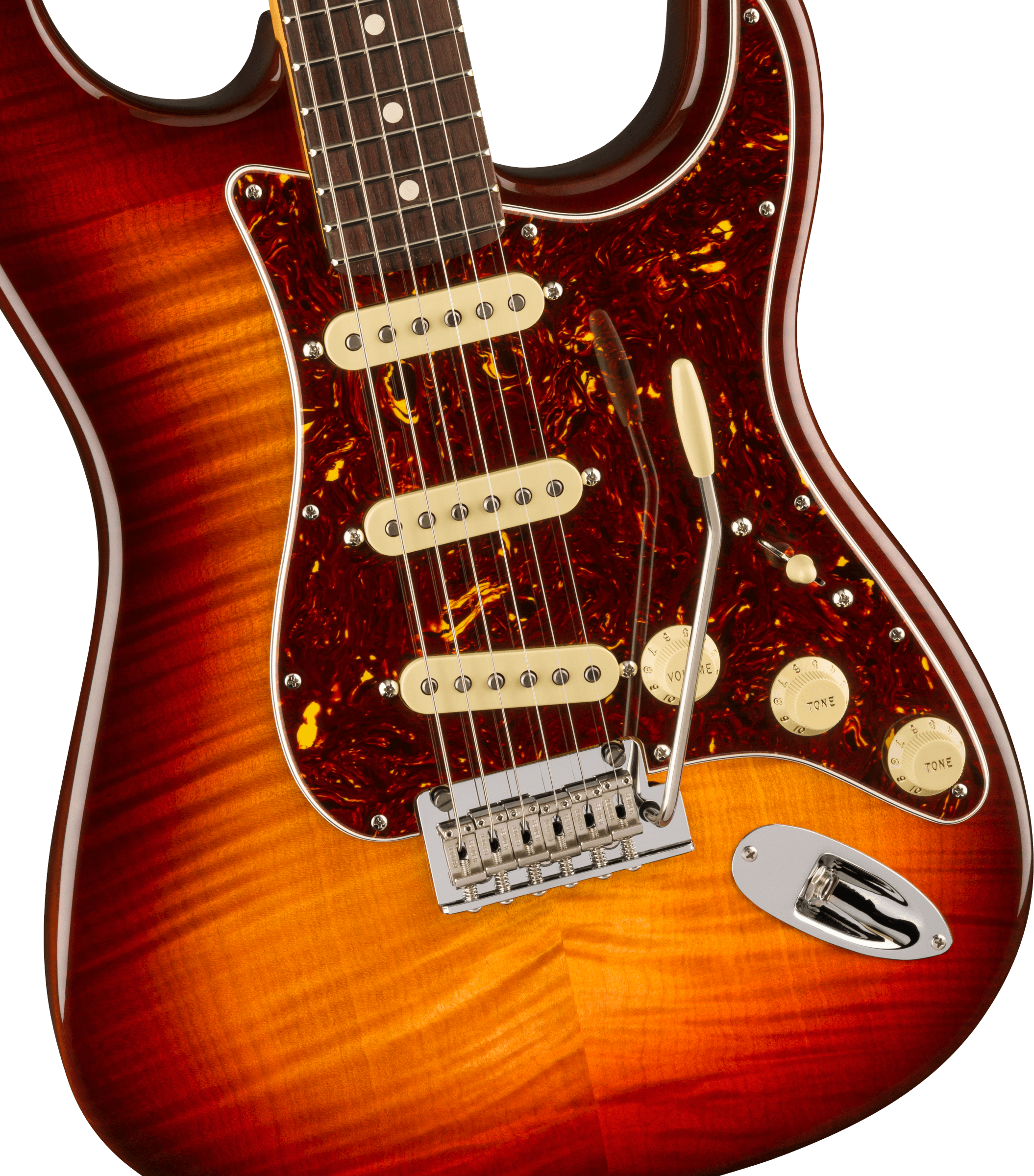 Fender Stratocaster American Pro Ii 70th Anniversary 3s Trem Mn - Comet Burst - Elektrische gitaar in Str-vorm - Variation 2