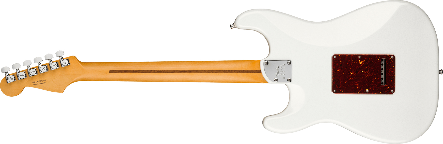 Fender Strat American Ultra 2019 Usa Rw - Arctic Pearl - Elektrische gitaar in Str-vorm - Variation 1