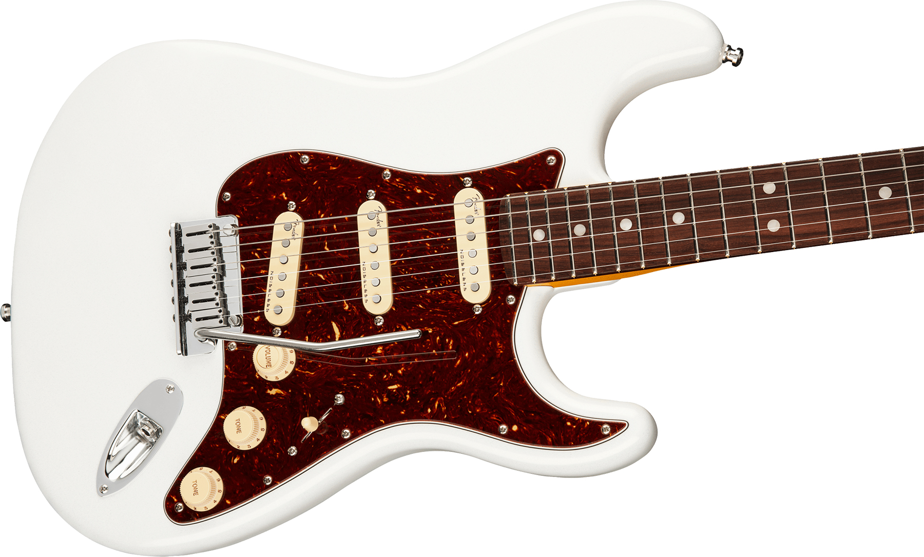 Fender Strat American Ultra 2019 Usa Rw - Arctic Pearl - Elektrische gitaar in Str-vorm - Variation 2