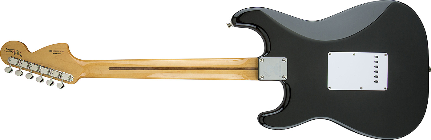 Fender Jimi Hendrix Strat Mex Sss Mn - Black - Elektrische gitaar in Str-vorm - Variation 4