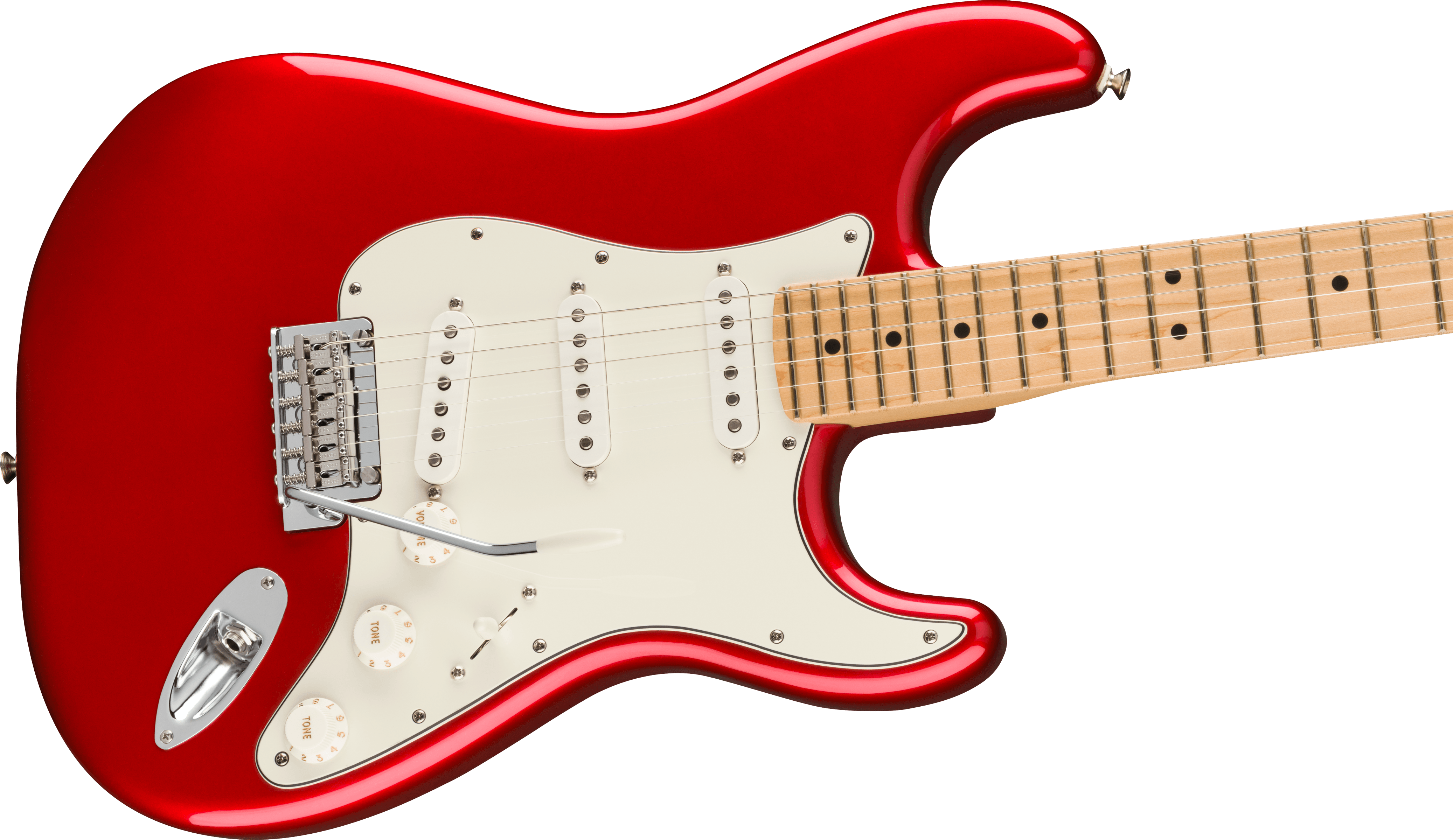 Fender Strat Player Mex 2023 3s Trem Mn - Candy Apple Red - Elektrische gitaar in Str-vorm - Variation 3