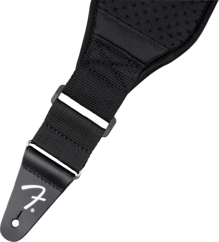 Fender Swell Neoprene Strap Black 3.5 Inch - Gitaarriem - Variation 1