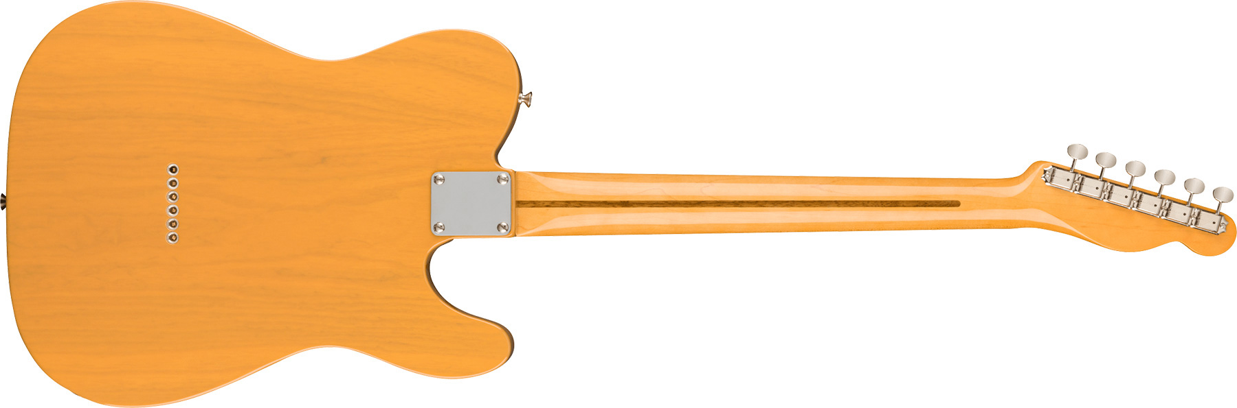 Fender Tele 1951 American Vintage Ii Lh Gaucher 2s Ht Mn - Butterscotch Blonde - Linkshandige elektrische gitaar - Variation 1