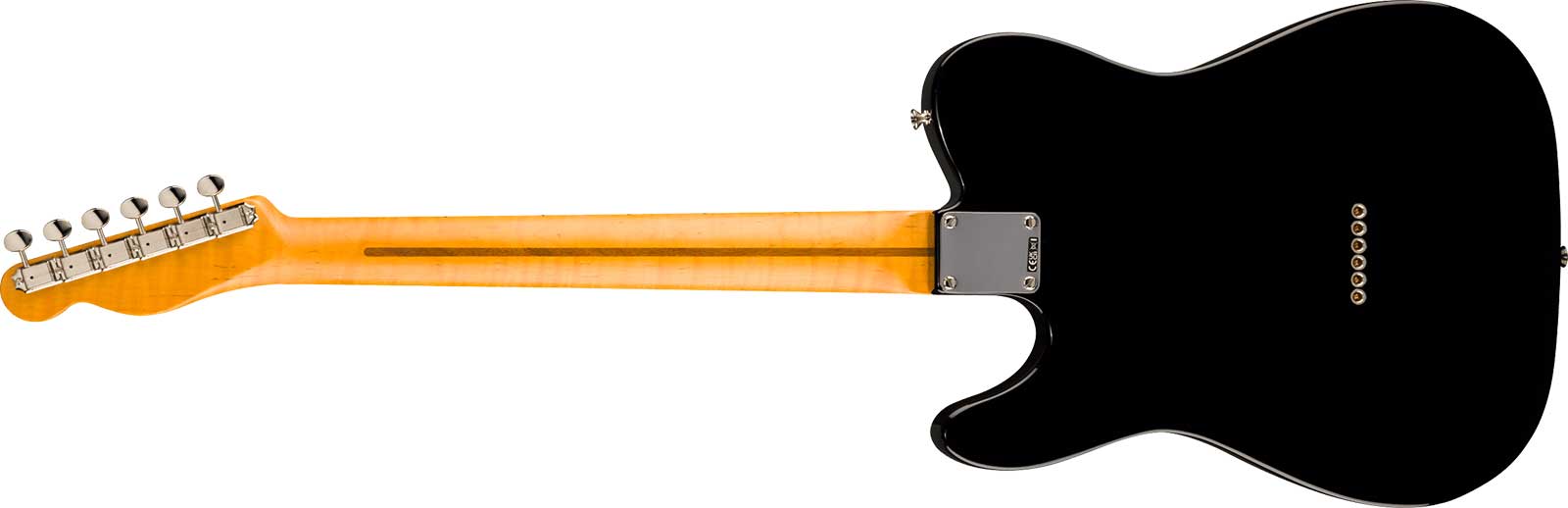 Fender Tele 1951 American Vintage Ii Ltd Usa 2s Ht Mn - Black - Televorm elektrische gitaar - Variation 1