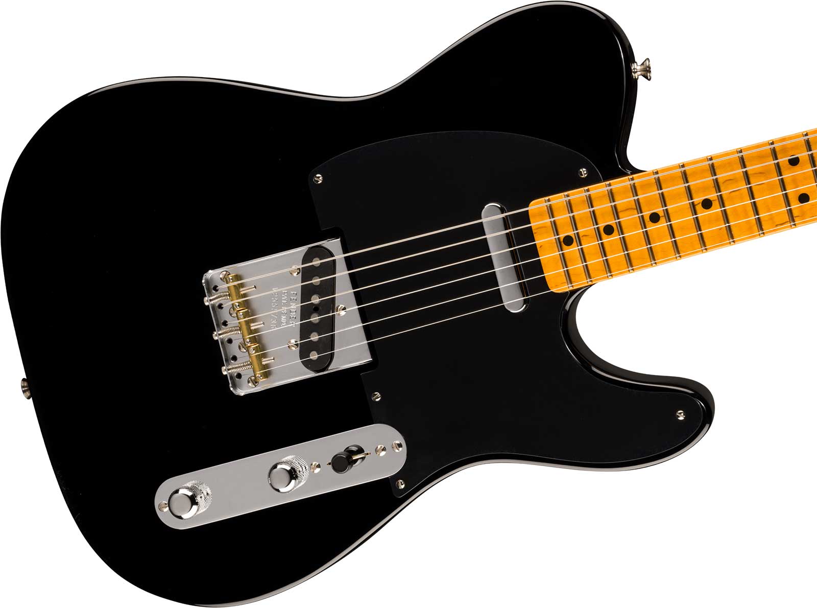 Fender Tele 1951 American Vintage Ii Ltd Usa 2s Ht Mn - Black - Televorm elektrische gitaar - Variation 2