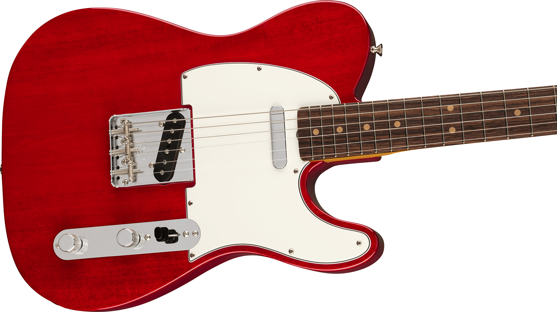 Fender Tele 1963 American Vintage Ii Usa 2s Ht Rw - Crimson Red Transparent - Televorm elektrische gitaar - Variation 2
