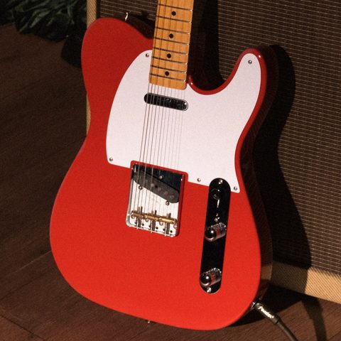 Fender Tele 50s Vintera Vintage Mex Mn - Fiesta Red - Televorm elektrische gitaar - Variation 4