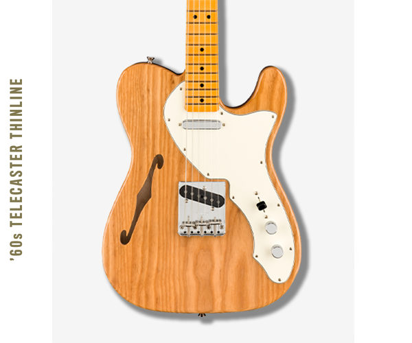 Fender Tele 60s Thinline American Original Usa Ss Mn - Aged Natural - Semi hollow elektriche gitaar - Variation 4