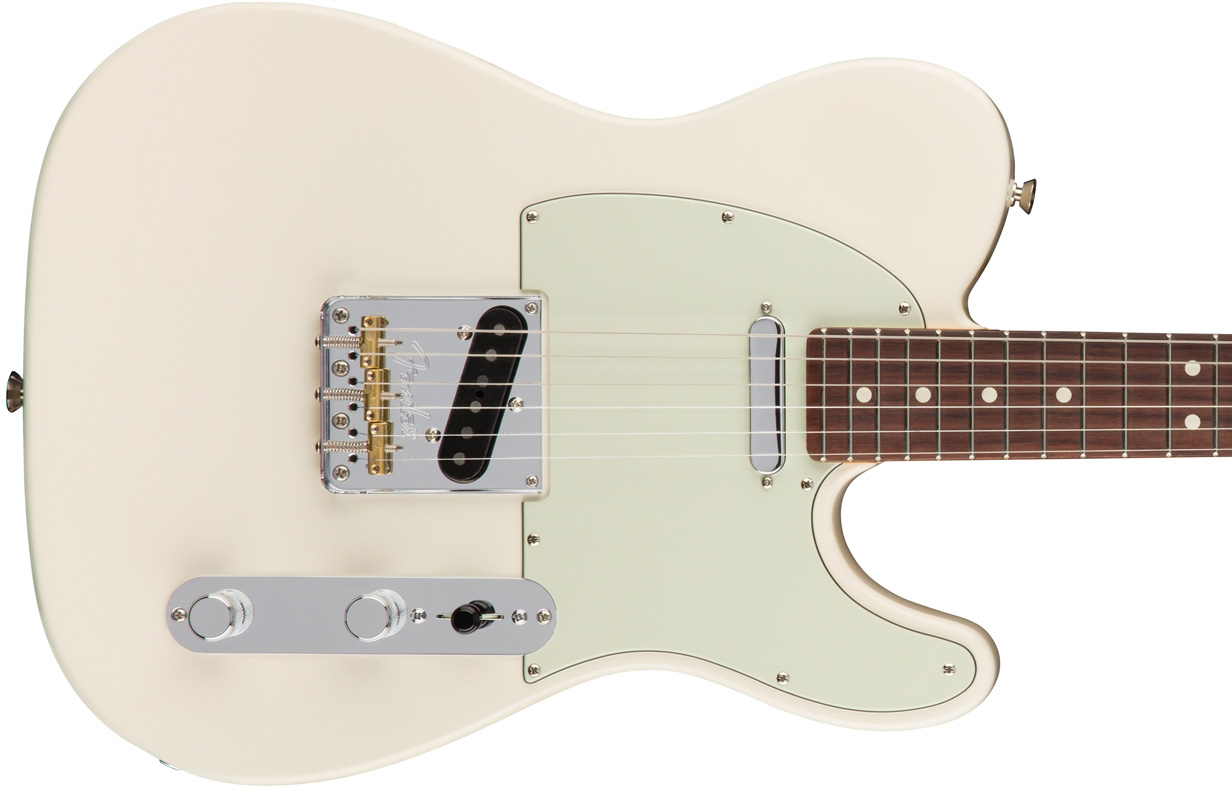 Fender Tele American Professional 2s Usa Rw - Olympic White - Televorm elektrische gitaar - Variation 1