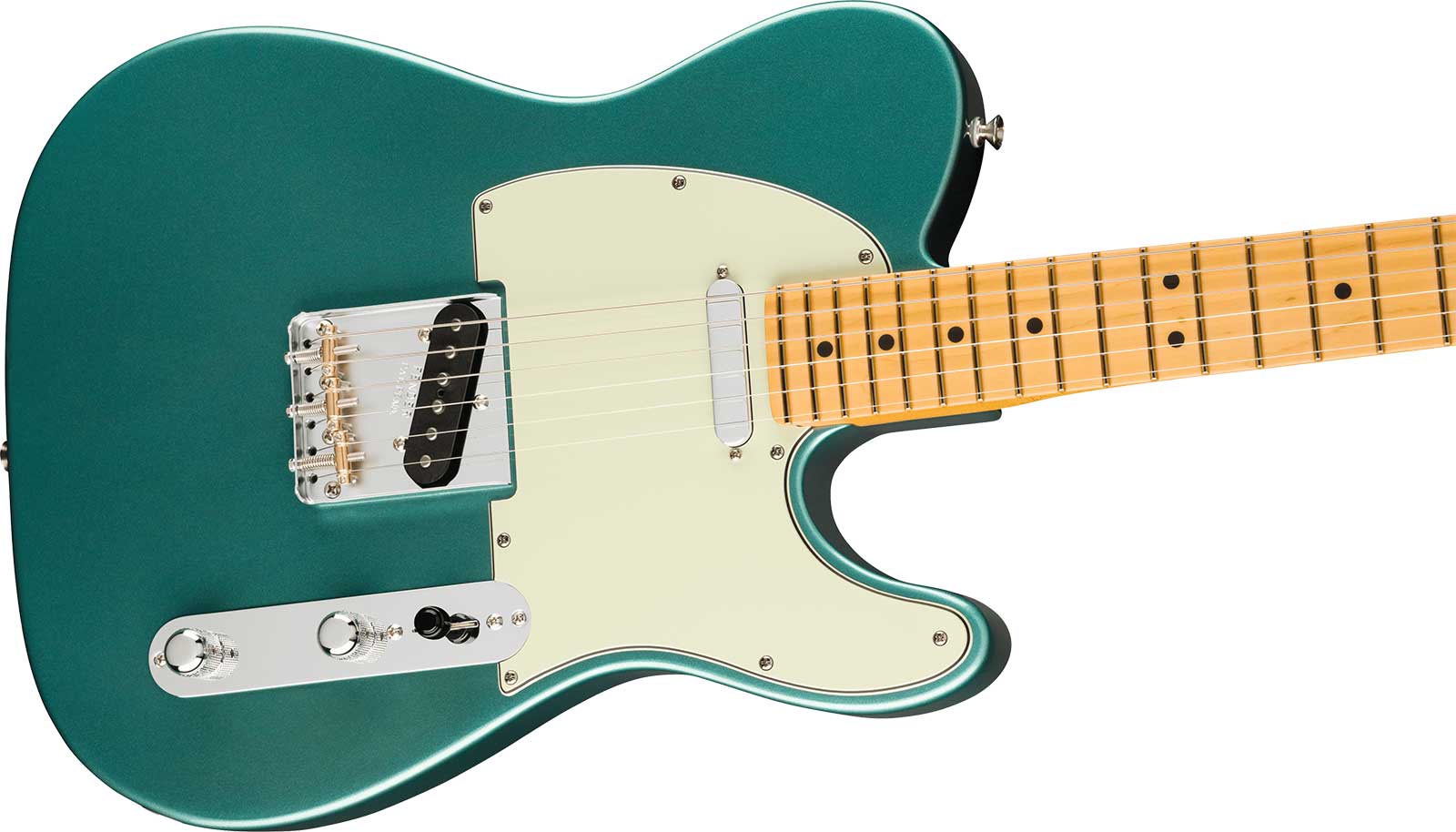 Fender Tele American Professional Classic Usa 2s Ht Mn - Faded Sherwood Green Metallic - Televorm elektrische gitaar - Variation 2