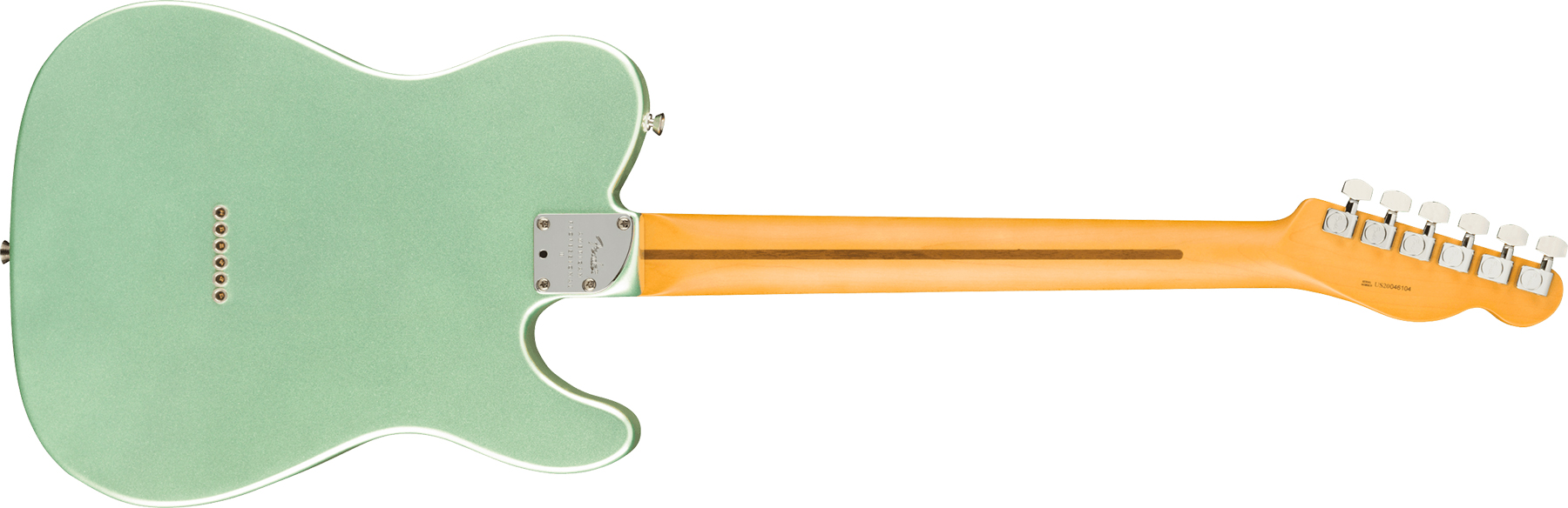 Fender Tele American Professional Ii Lh Gaucher Usa Mn - Mystic Surf Green - Linkshandige elektrische gitaar - Variation 1