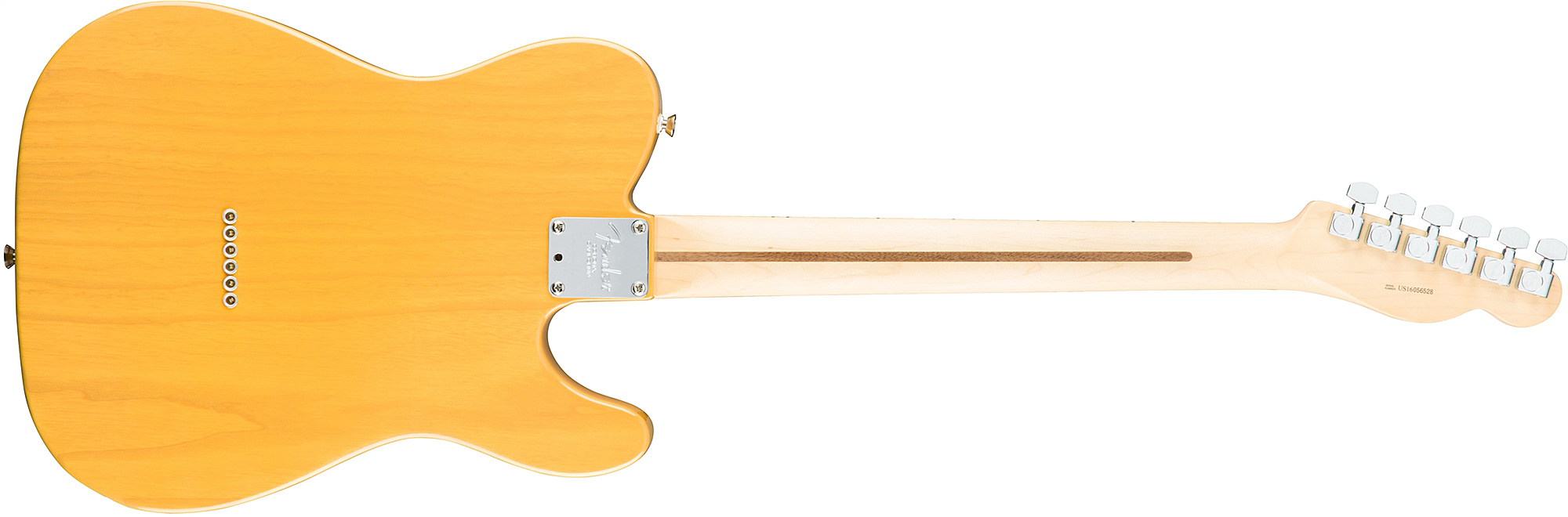 Fender Tele American Professional Lh Usa Gaucher 2s Mn - Butterscotch Blonde - Linkshandige elektrische gitaar - Variation 1