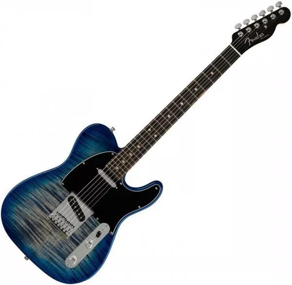 Solid body elektrische gitaar Fender FSR American Ultra Telecaster Ltd - Denim burst