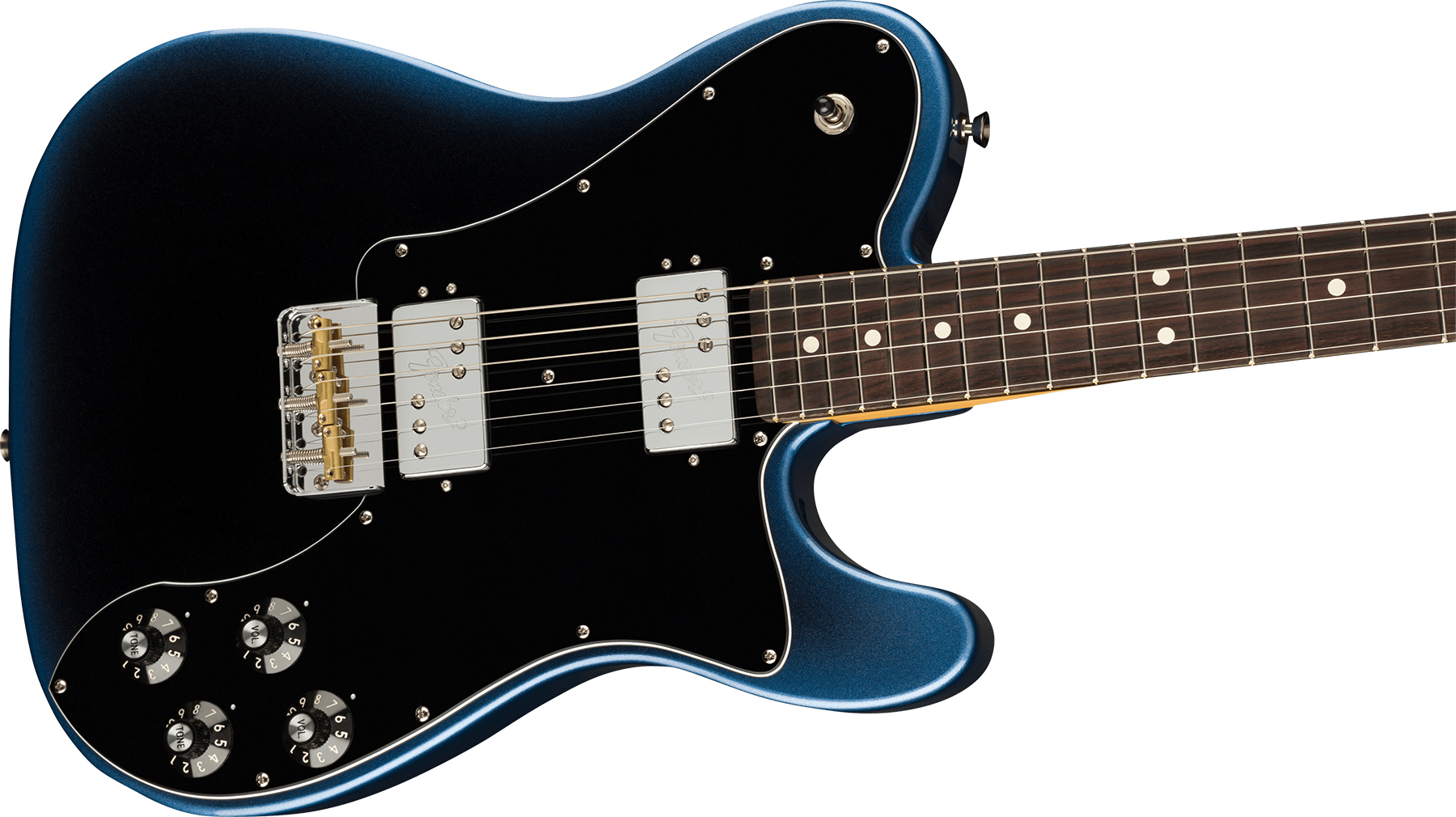 Fender Tele Deluxe American Professional Ii Usa Rw - Dark Night - Televorm elektrische gitaar - Variation 2