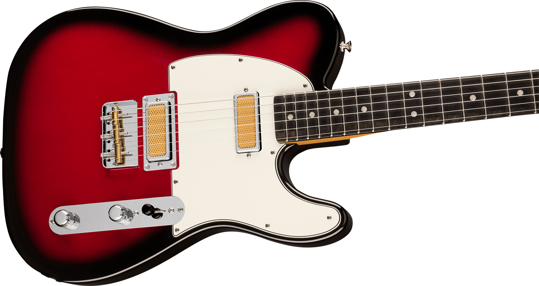 Fender Tele Gold Foil Ltd Mex 2mh Ht Eb - Candy Apple Burst - Televorm elektrische gitaar - Variation 2
