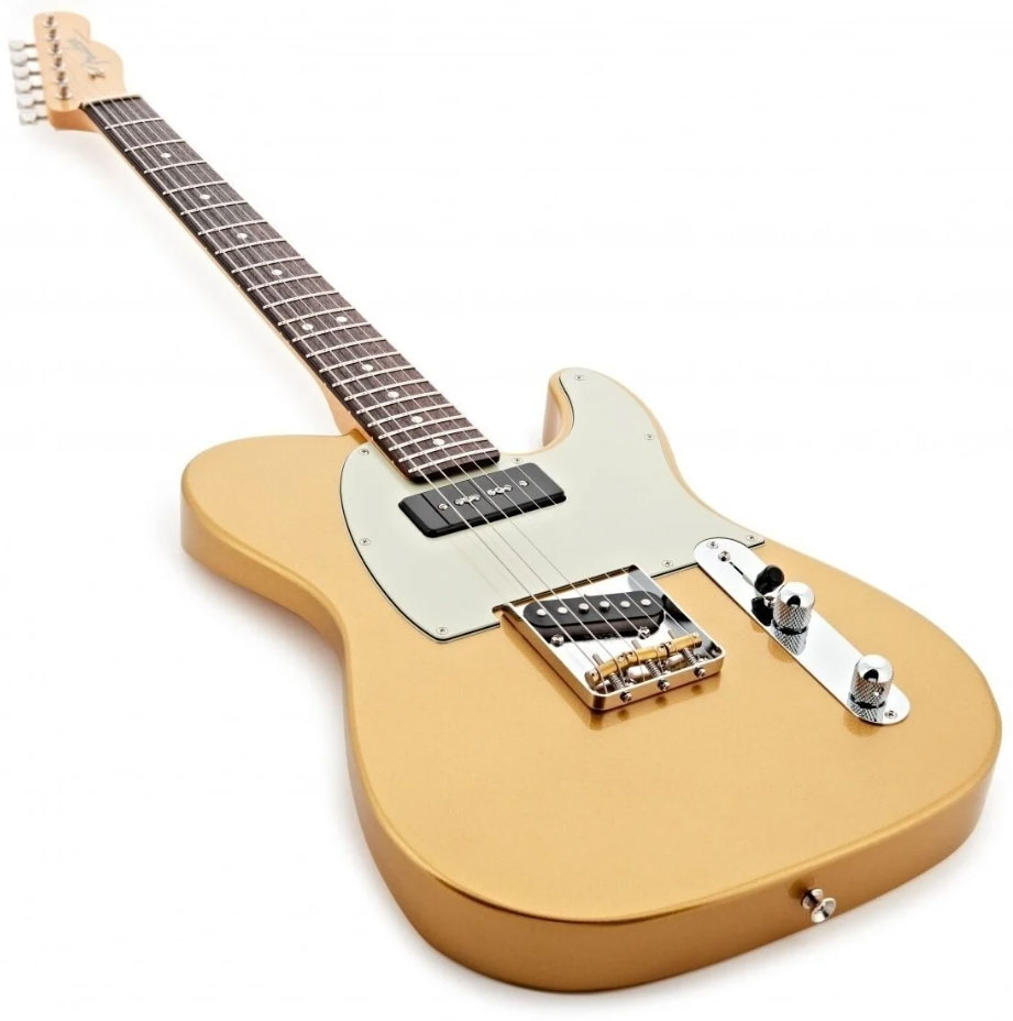 Fender Tele Hybrid Ii 90 Mij Jap S/p90 Ht Rw - Mystic Aztec Gold - Televorm elektrische gitaar - Variation 2