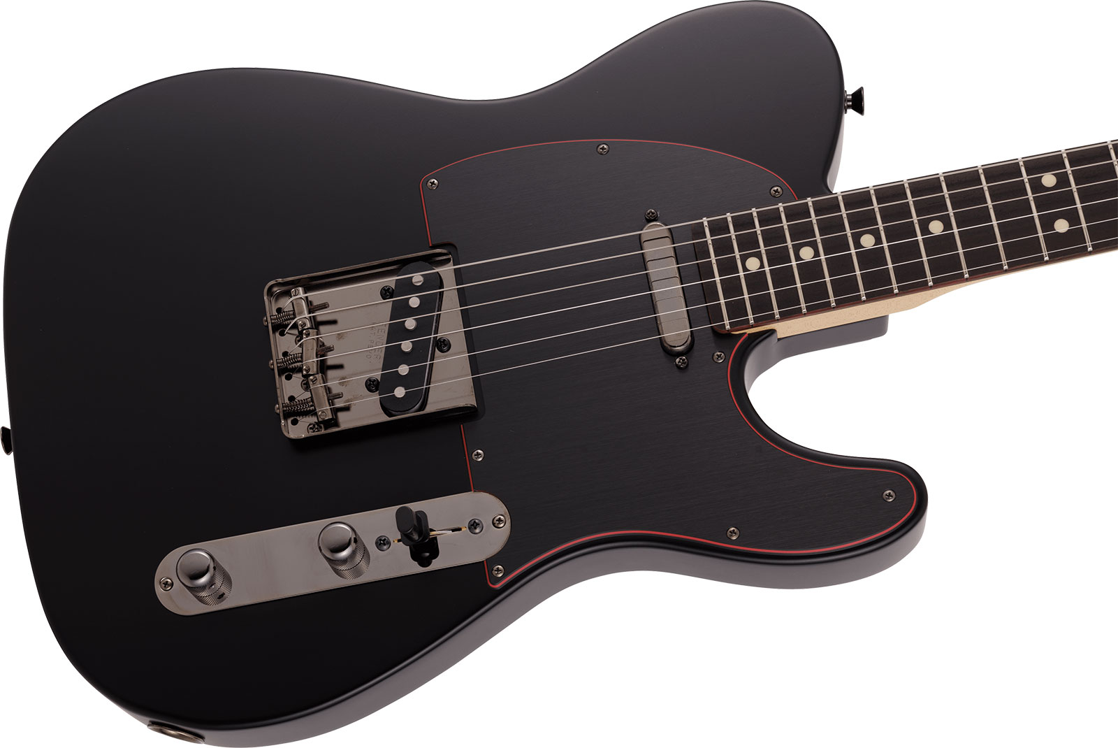 Fender Tele Hybrid Ii Jap 2s Ht Rw - Satin Black - Televorm elektrische gitaar - Variation 2