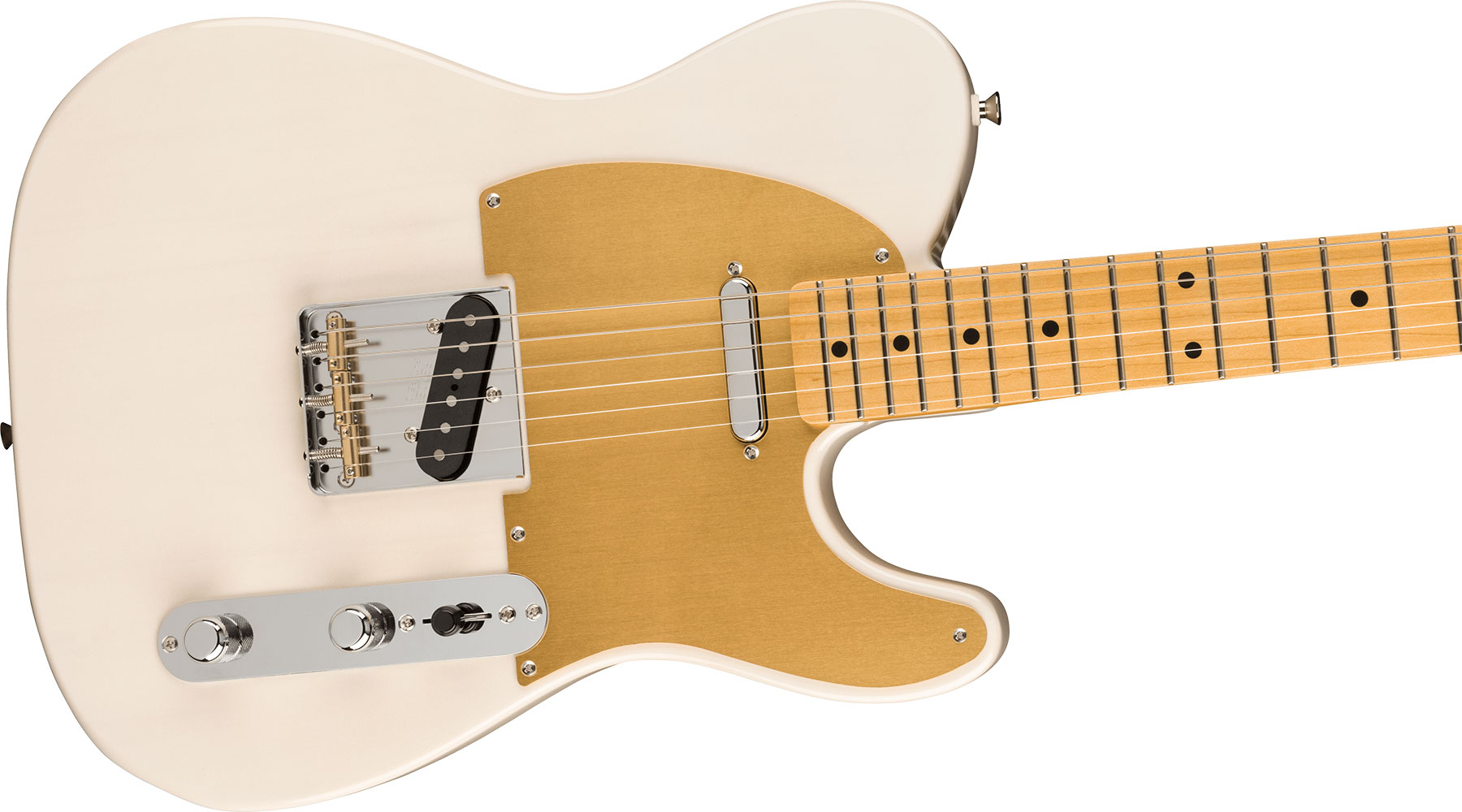 Fender Tele '50s Jv Modified Jap 2s Ht Mn - White Blonde - Televorm elektrische gitaar - Variation 2