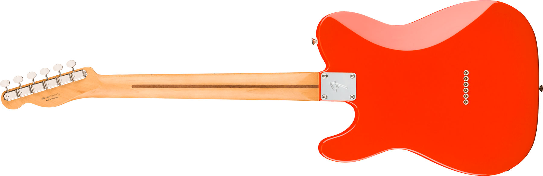 Fender Tele Player Ii Hh Mex 2h Ht Mn - Coral Red - Televorm elektrische gitaar - Variation 1