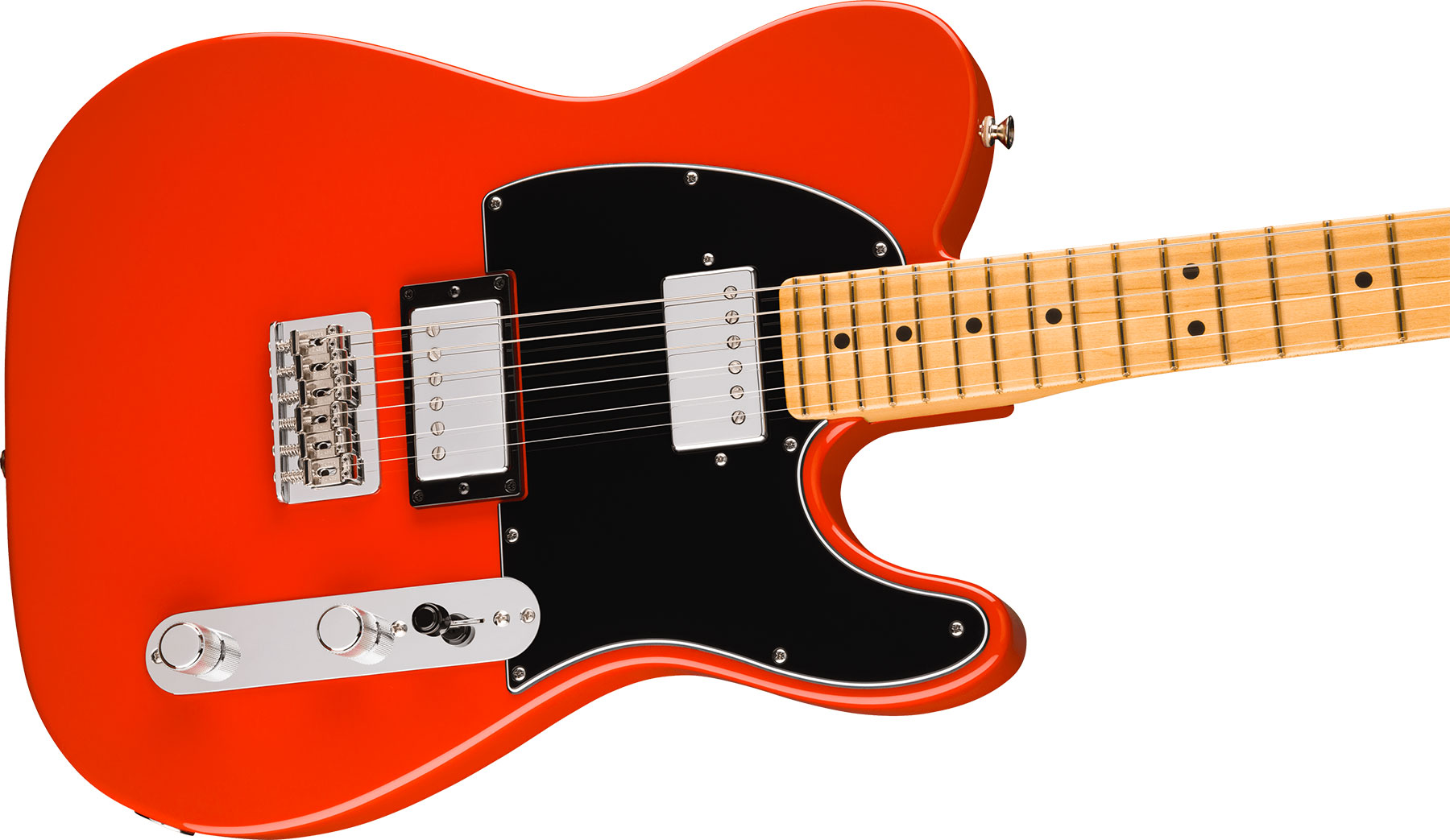 Fender Tele Player Ii Hh Mex 2h Ht Mn - Coral Red - Televorm elektrische gitaar - Variation 2