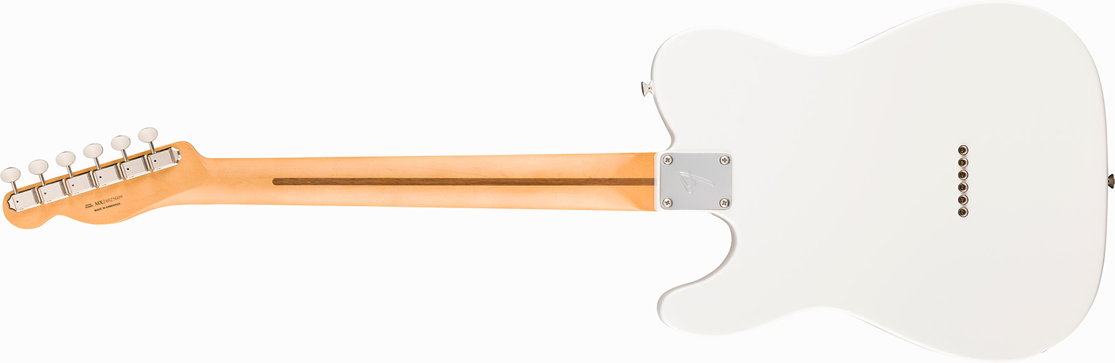Fender Tele Player Ii Mex Aulne 2s Ht Rw - Polar White - Televorm elektrische gitaar - Variation 1