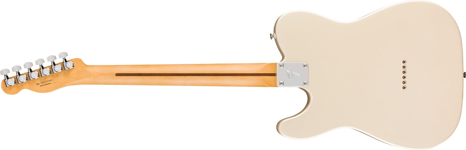 Fender Tele Player Ii Modified Mex 2s Ht Mn - Olympic Pearl - Televorm elektrische gitaar - Variation 1