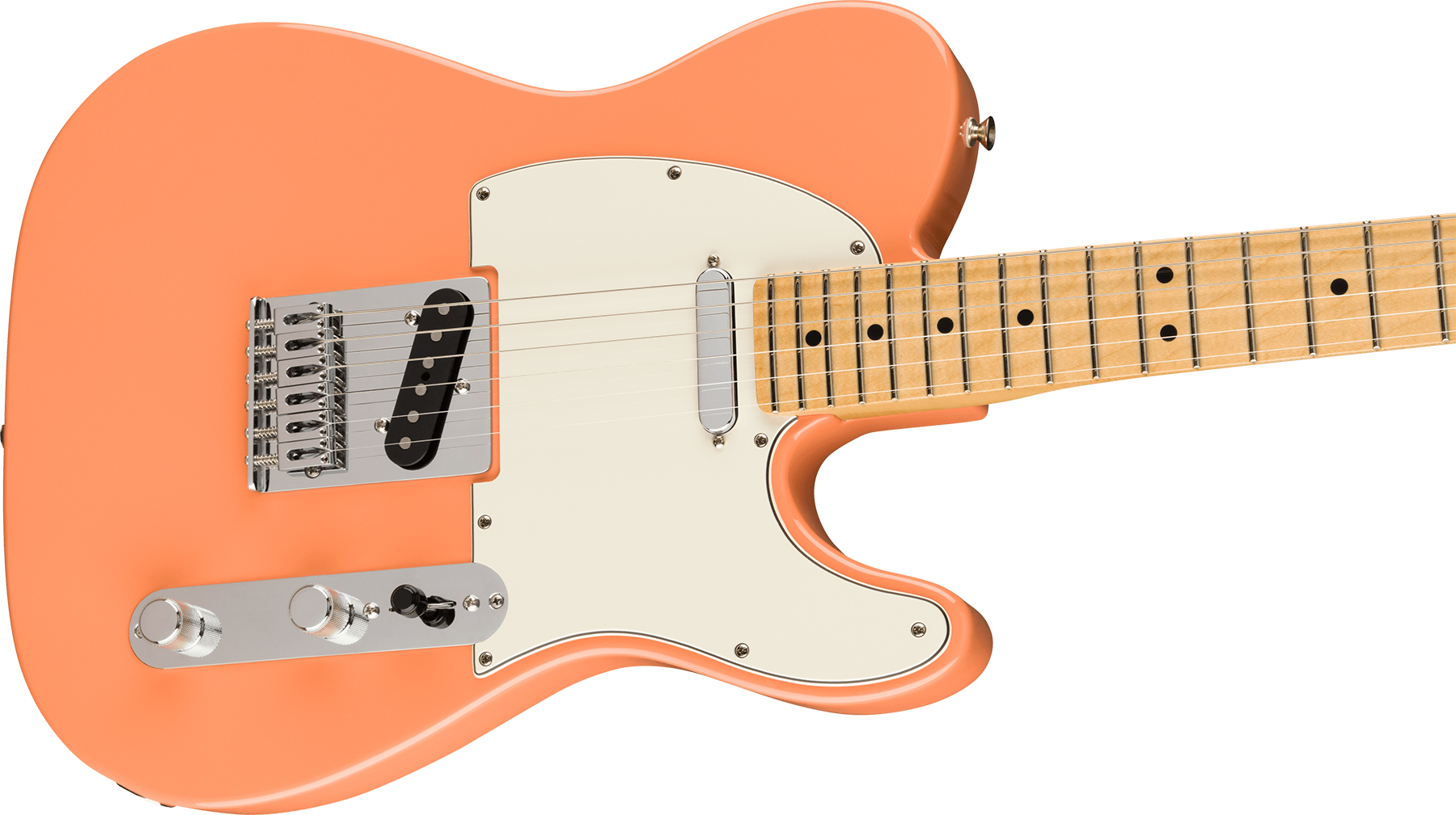 Fender Tele Player Ltd Mex 2s Ht Mn - Pacific Peach - Televorm elektrische gitaar - Variation 2