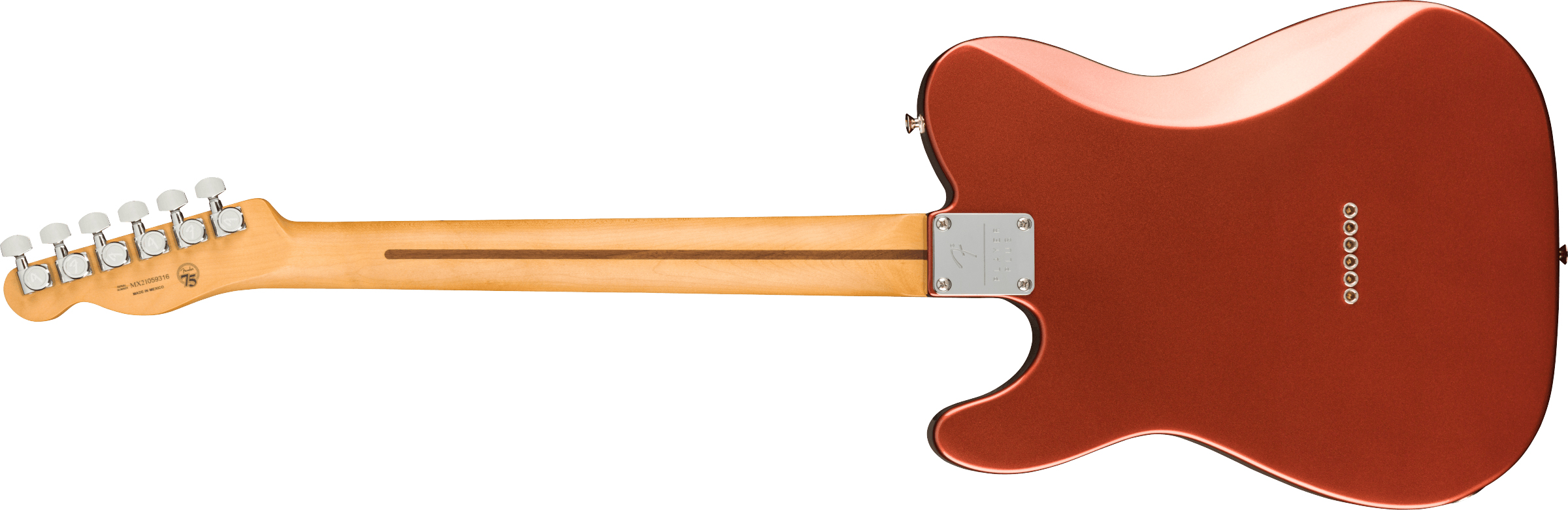 Fender Tele Player Plus Mex 2s Ht Mn - Aged Candy Apple Red - Televorm elektrische gitaar - Variation 1