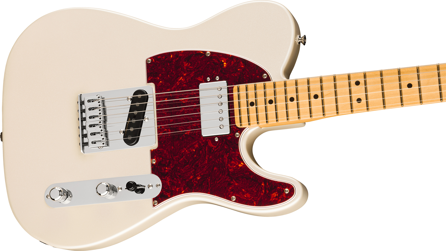 Fender Tele Sh Player Ii Modified Mex 2s Ht Mn - Olympic Pearl - Televorm elektrische gitaar - Variation 2