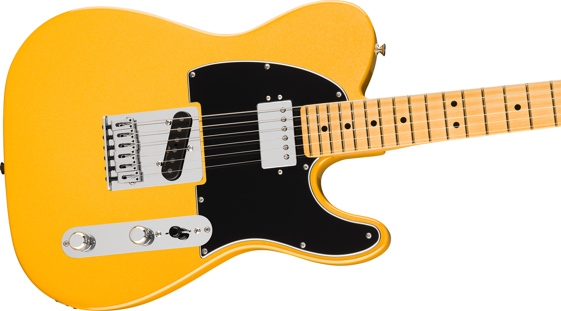 Fender Tele Sh Player Ii Modified Mex 2s Ht Mn - Sunshine Yellow - Televorm elektrische gitaar - Variation 2
