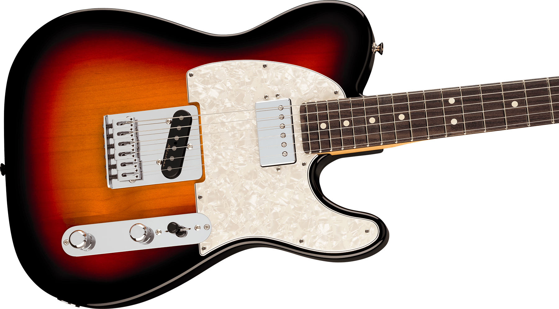Fender Tele Sh Player Ii Modified Mex 2s Ht Rw - 3-color Sunburst - Televorm elektrische gitaar - Variation 2