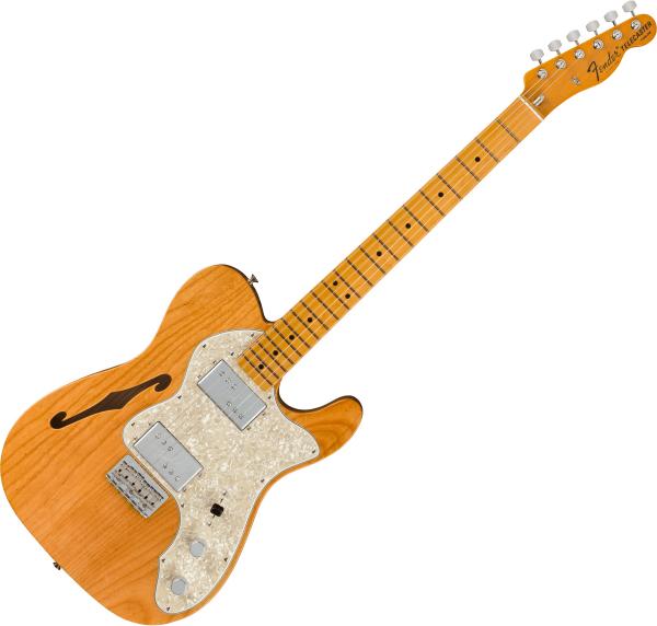 Semi hollow elektriche gitaar Fender American Vintage II 1972 Telecaster Thinline (USA, MN) - aged natural