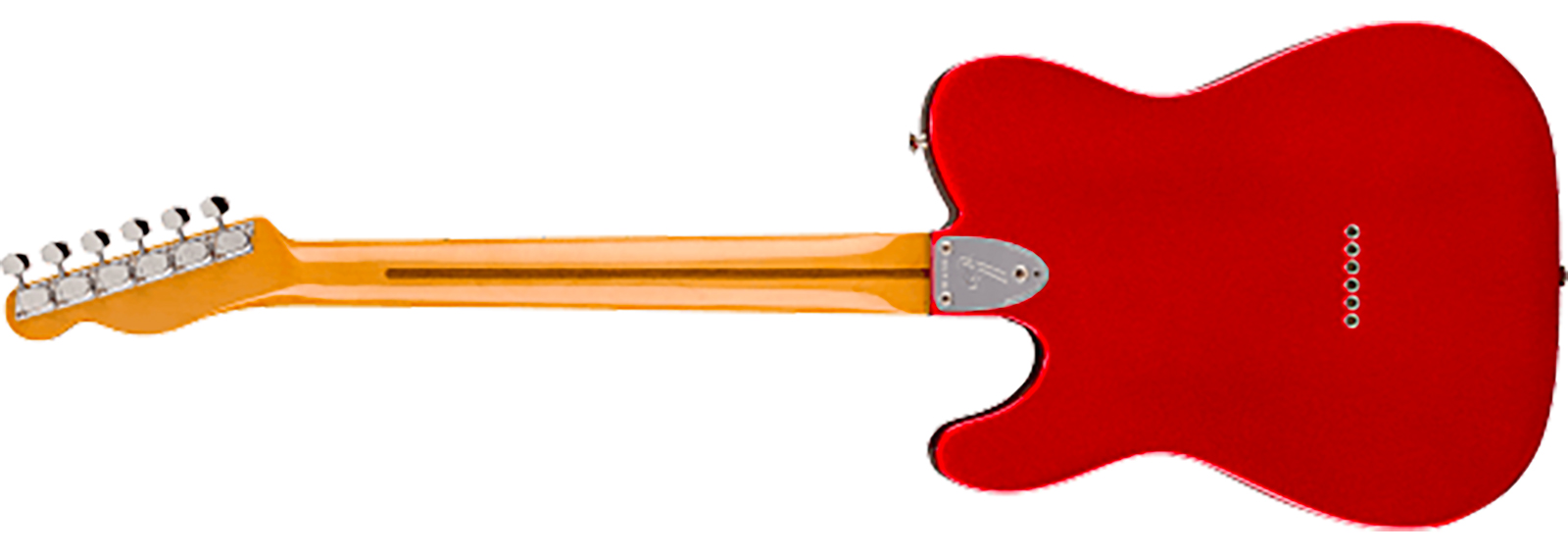 Fender Tele Thinline 1972 American Vintage Ii Usa 2h Ht Mn - Candy Apple Red - Televorm elektrische gitaar - Variation 1