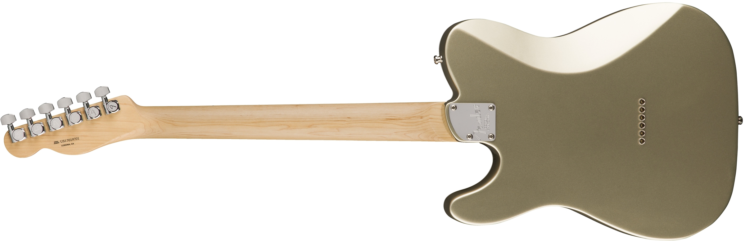 Fender Tele Thinline American Elite Usa 2017 2s Mn - Champagne - Semi hollow elektriche gitaar - Variation 1